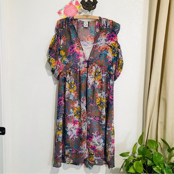 Akemi + Kin Valencia Dress From Anthropologie Floral Sz S - Picture 6 of 16